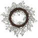 28" Glittered Glamour Berry Artificial Wreath -Silver (Pack of 2) - XBW004-SI/GL