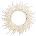28" Pearlized Artificial Berry Wreath -Pearl - XBW015-PEA