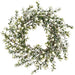 14" Flocked Artificial Berry Wreath -White (Pack of 6) - XBW210-WH