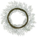30" Flocked Artificial Mini Berry Wreath -White (Pack of 2) - XBW329-WH