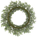 32" Glittered Artificial Mini Berry Wreath -Green/White (Pack of 2) - XBW335-GR/WH