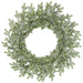 32" Glittered Artificial Mini Berry Wreath -Green/White (Pack of 2) - XBW335-GR/WH