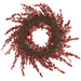 24" Artificial Berry Wreath -Red - XBW413-RE