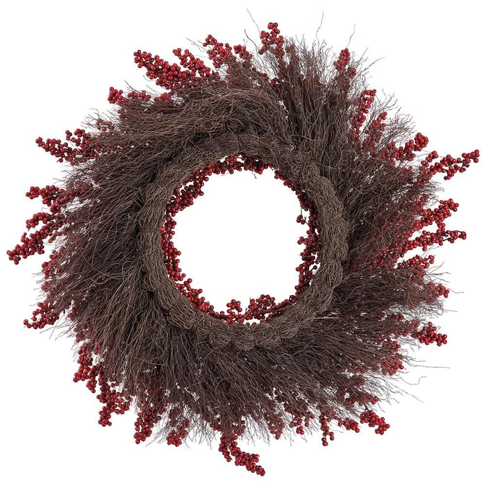 28" Artificial Berry Wreath -Red (Pack of 2) - XBW420-RE