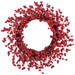 21" Artificial Rosehip Berry Wreath -Red (Pack of 4) - XBW681-RE