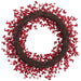 30" Artificial Rosehip Berry Wreath -Red (Pack of 2) - XBW685-RE