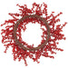 23" Artificial Berry Wreath -2 Tone Red (Pack of 2) - XBW842-RE/TT
