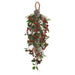 30" Berry, Pinecone & Cedar Artificial Teardrop Swag -Red/Green (Pack of 2) - XDA285-RE/GR