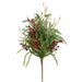 20" Pinecone, Berry, Pine & Eucalyptus Leaf Artificial Plant -Green/Brown (Pack of 6) - XDB044-GR/BR