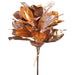 26" Metallic Magnolia Leaf Artificial Stem Bundle -Bronze/Copper (Pack of 6) - XDB318-BZ/CP