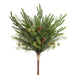 24" Berry, Pinecone & Pine Artificial Stem Bundle -Green/Brown (Pack of 6) - XDB726-GR/BR