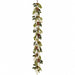 6' Berry, Pod & Holly Leaf Artificial Garland -Green/Cream (Pack of 2) - XDD001-GR/CR