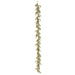 6' Eucalyptus Leaf Artificial Garland -Green/Gold (Pack of 6) - XDE570-GR/GO