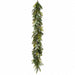 6' Holly, Eucalyptus Leaf & Mixed Pine Artificial Garland -2 Tone Green - XDG002-GR/TT