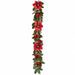 6' Magnolia, Berry & Holly Leaf Artificial Garland -Red/Variegated (Pack of 4) - XDG027-RE/VG