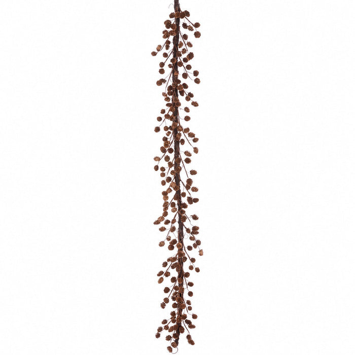 6' Pinecone Artificial Garland -Brown (Pack of 4) - XDG035-BR