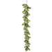 6'6" Magnolia Leaf Artificial Garland -Green/Gold (Pack of 4) - XDG067-GR/GO