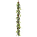 6' Berry, Pinecone & Pine Artificial Garland -Green/Blue (Pack of 2) - XDG073-GR/BL