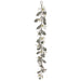 5'11" Glittered Magnolia Flower & Berry Artificial Garland -White (Pack of 4) - XDG084-WH