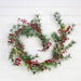 6' Snowed Berry, Pinecone & Pine Artificial Garland -Green/Red (pack of 4) - XDG120-GR/RE