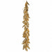 6' Magnolia Leaf Artificial Garland -Gold - XDG474-GO