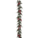 6' Iced Pine & Berry Artificial Garland -Green/Red (pack of 2) - XDG521-GR/RE