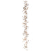 6'1" Laurel Leaf Artificial Garland -Champagne/Gold (Pack of 6) - XDG533-CN/GO