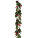 6' Artificial Berry, Pinecone & Pine Garland -Red/Green (pack of 2) - XDG662-RE/GR