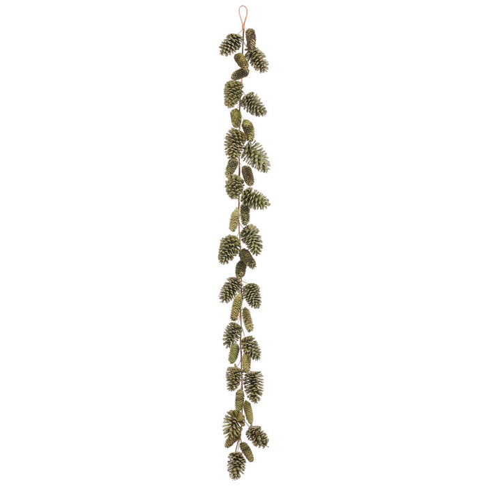 6' Mixed Pinecone Artificial Garland -Green (Pack of 6) - XDG742-GR