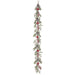 6' Iced & Flocked Berry, Pinecone & Pine Artificial Garland -Red/Green (Pack of 6) - XDG749-RE/GR