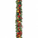 6' Glittered Ball, Berry, Fern Leaf & Pine Artificial Garland -Red/Mixed Colors (Pack of 2) - XDG821-RE/MX