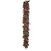 6' Ornament Ball, Berry & Pine Artificial Garland -Red/Green (Pack of 4) - XDG929-RE/GR