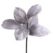 13" Magnolia Leaf Artificial Stem -Gray (pack of 12) - XDK133-GY
