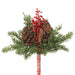 15" Artificial Berry, Pinecone & Pine Stem Bundle -Green/Red (Pack of 6) - XDQ528-GR/RE