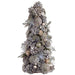 16" Glittered Pinecone, Ball & Pine Artificial Cone-Shaped Topiary -Champagne (pack of 4) - XDR049-CN
