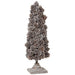 24" Pinecone Artificial Cone-Shaped Topiary w/Base -Gray (pack of 2) - XDR134-GY