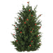 17" Standing Artificial Berry & Cedar Cone-Shaped Topiary -Green/Red (Pack of 4) - XDR253-GR/RE