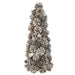 19.2" Pinecone & Pine Artificial Cone-Shaped Topiary -Whitewashed (Pack of 2) - XDR603-WW