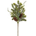 25" Pinecone, Moss Branch & Pine Artificial Stem -Green/Brown (Pack of 12) - XDS004-GR/BR