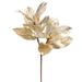 28.5" Magnolia Leaf Artificial Stem -Gold (pack of 12) - XDS025-GO
