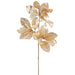 43" Magnolia Leaf Artificial Stem -Gold (Pack of 12) - XDS027-GO
