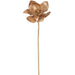 15" Artificial Magnolia Flower Stem -Gold (pack of 12) - XDS190-GO