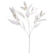 33" Eucalyptus Leaf Artificial Stem -White (pack of 12) - XDS210-WH