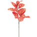 35" Metallic Artificial Magnolia Leaf Stem -Red/Gold (Pack of 6) - XDS315-RE/GO