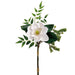 20" Artificial Magnolia Flower & Pine Stem Bundle -White/Green (Pack of 12) - XDS474-WH/GR