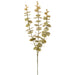 17" Artificial Eucalyptus Leaf Stem -Green/Gold (Pack of 24) - XDS567-GR/GO