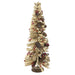 26" Corn Husk, Pinecone & Berry Artificial Cone-Shaped Topiary w/Base -Beige/Brown (pack of 4) - XDT384-BE/BR