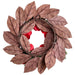 24" Velvet Artificial Magnolia Flower, Pinecone & Pine Hanging Wreath -Red (pack of 2) - XDW002-RE