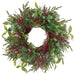 24" Artificial Berry, Pinecone & Pine Wreath -Green/Red (Pack of 2) - XDW277-GR/RE