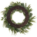 32" Artificial Berry, Pinecone & Mixed Pine Wreath -Green/Red (Pack of 2) - XDW279-GR/RE